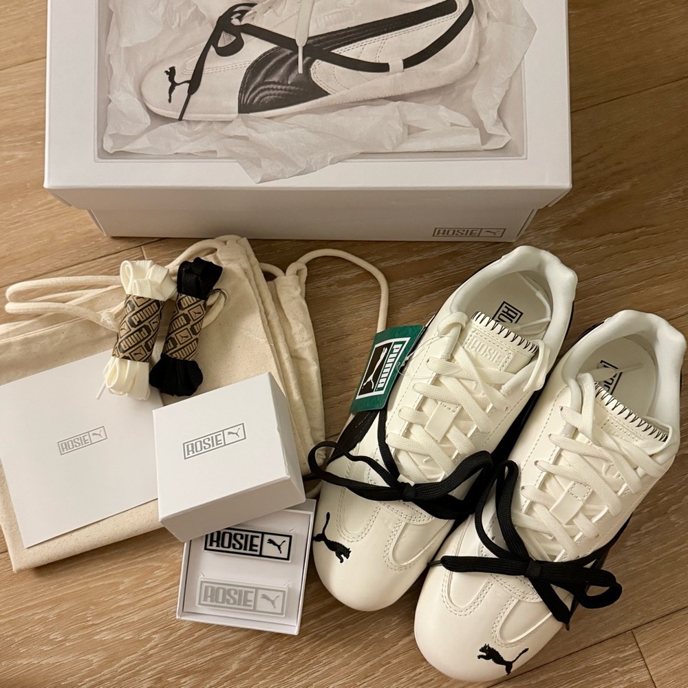 PUMA Speedcat OG Lea x ROSE sneakers in white
